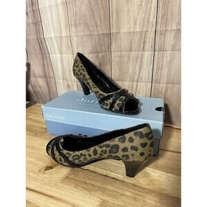 Jaclyn Smith Women Animal Print Pump Synthetic Shoes Jacey
